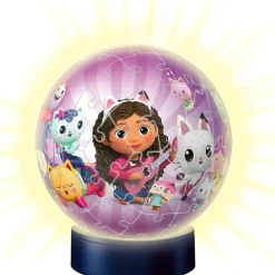 DICKIE TOYS Ravensburger - 3D Puzzle Nightlamp Ball con Luces, 72 Piezas ㅤ