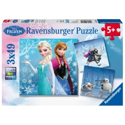 RAVENSBURGER IBÉRICA Ravensburger - Frozen - Pack 3 puzzles* Juegos Y Puzzles