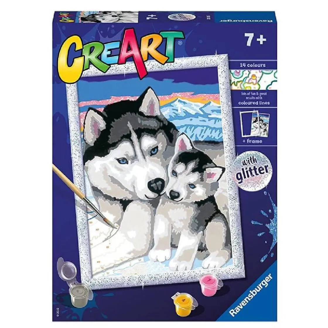 RAVENSBURGER IBÉRICA Ravensburger - Huskies siberianos CreArt* Arte Y Manualidades