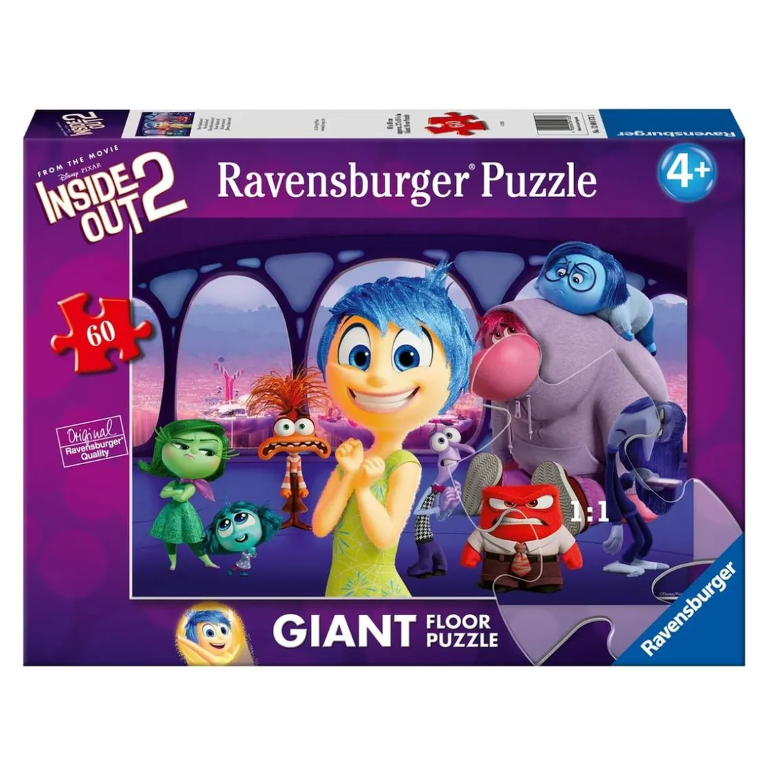 RAVENSBURGER IBÉRICA Ravensburger - Inside Out 2 - Puzzle 60 piezas gigante* Juegos Y Puzzles
