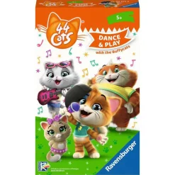 RAVENSBURGER IBÉRICA Ravensburger - Juego de tablero Cats: Canta y baila con los Buffycats - Búsqueda y movimiento ㅤ