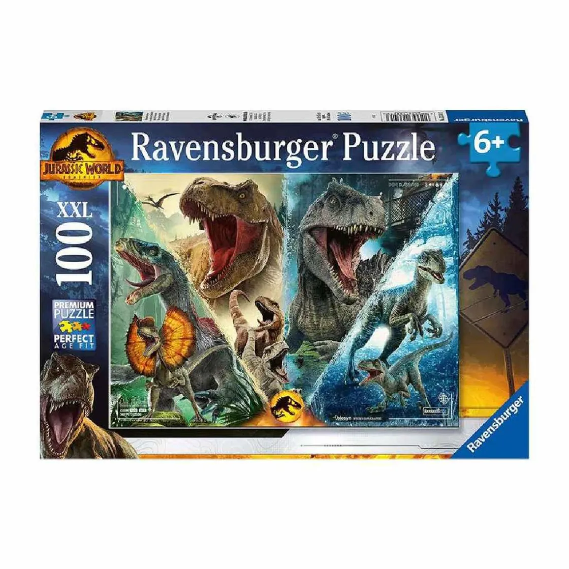 RAVENSBURGER IBÉRICA Ravensburger - Jurassic World - Puzzle 100 piezas XXL* Juegos Y Puzzles