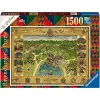RAVENSBURGER IBÉRICA Ravensburger - Mapa de Hogwarts - Puzzle 1500 piezas* Juegos Y Puzzles
