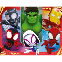 RAVENSBURGER - Marvel Spidey Amazing Friends - Puzzle 4 in a box* Juegos Y Puzzles