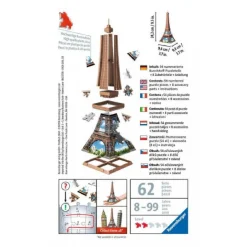 RAVENSBURGER IBÉRICA Ravensburger - Mini puzzle 3D Torre Eiffel* Juegos Y Puzzles
