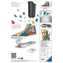 RAVENSBURGER IBÉRICA Ravensburger - Naruto - Puzzle 3D Sneaker* Juegos Y Puzzles