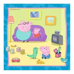RAVENSBURGER IBÉRICA Ravensburger - Peppa Pig - Pack 3 puzzles 49 piezas