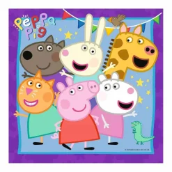 RAVENSBURGER IBÉRICA Ravensburger - Peppa Pig - Pack 3 puzzles 49 piezas
