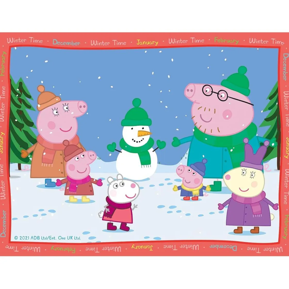 RAVENSBURGER - Peppa Pig - Puzzle 4 in a box* Juegos Y Puzzles