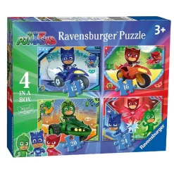 RAVENSBURGER IBÉRICA Ravensburger - PJ Masks - Pack 4 puzzles progresivos