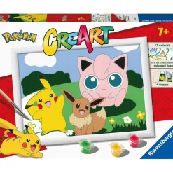 RAVENSBURGER IBÉRICA Ravensburger - Pokemon - Kit creativo para pintar por números Pokémon Classic Serie D ㅤ