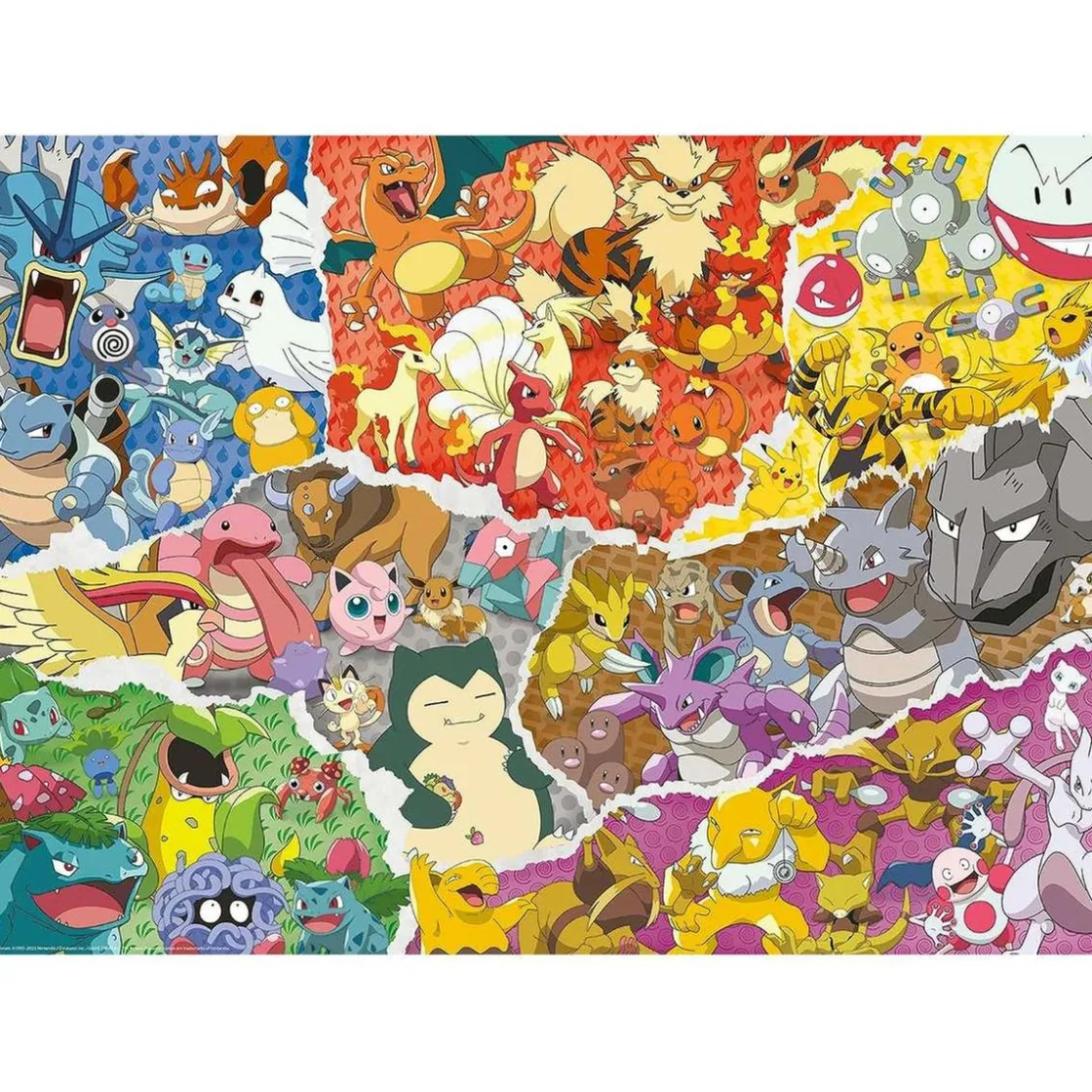DEVIR Ravensburger - Pokemon - Pokemon, puzzle de 1000 piezas ㅤ