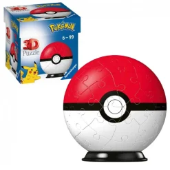 RAVENSBURGER IBÉRICA Ravensburger - Pokemon - Pokeball Classic Puzzle 3D (varios modelos)