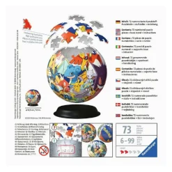 RAVENSBURGER IBÉRICA Ravensburger - Pokemon - Puzzle 3D - Ball* Juegos Y Puzzles