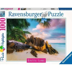 RAVENSBURGER IBÉRICA Ravensburger - Puzzle 1000 piezas Beautiful Islands - Las Seychelles