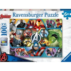 RAVENSBURGER IBÉRICA Ravensburger - Puzzle 100 piezas XXL Los Vengadores* Juegos Y Puzzles