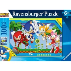 RAVENSBURGER IBÉRICA Ravensburger - Puzzle 100 piezas XXL Sonic the Hedgehog* Juegos Y Puzzles