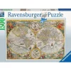 RAVENSBURGER IBÉRICA Ravensburger - Puzzle 1500 piezas Mapa Mundi 1594* Juegos Y Puzzles