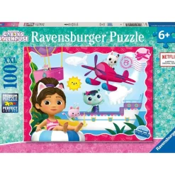 RAVENSBURGER IBÉRICA Ravensburger - Puzzle 100 piezas XXL Gabby's Dollhouse