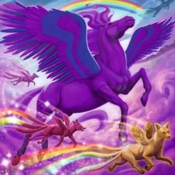 RAVENSBURGER IBÉRICA Ravensburger - Puzzle Criaturas mitológicas, colección 3x49 piezas, fantasía ㅤ