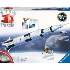 VTECH Ravensburger - Puzzle 3D Apollo Saturn V Rocket, 440 piezas ㅤ