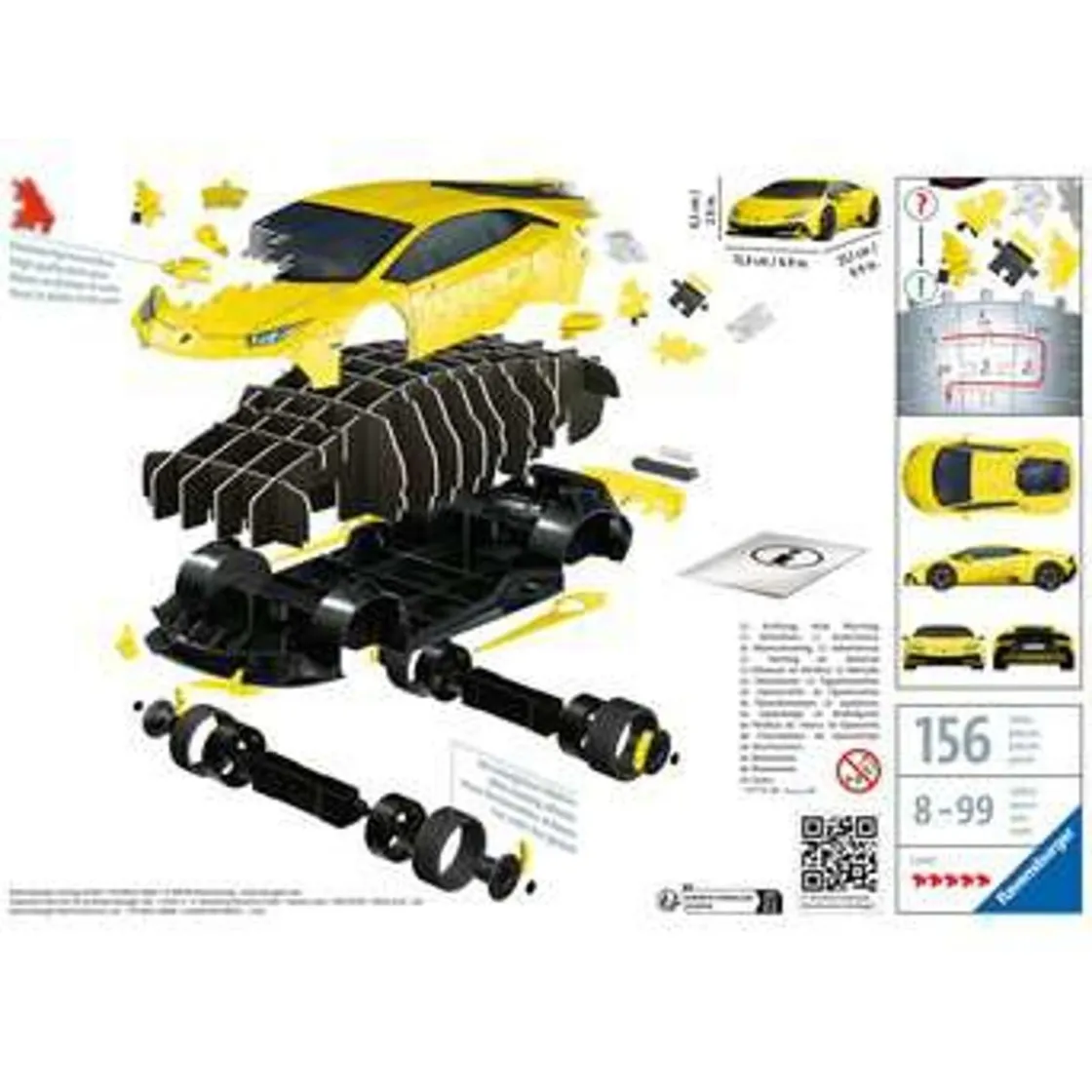 SCALEXTRIC Ravensburger - Puzzle 3D de 156 piezas vehículos ㅤ