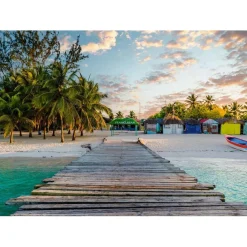 RAVENSBURGER IBÉRICA Ravensburger - Puzzle de 1000 piezas: Paisaje de isla caribeña ㅤ