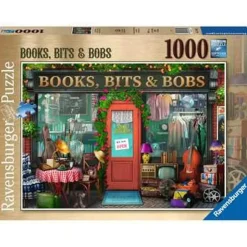 RAVENSBURGER IBÉRICA Ravensburger - Puzzle de libros, música y fantasía, 1000 piezas, ciudad ㅤ
