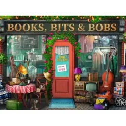 RAVENSBURGER IBÉRICA Ravensburger - Puzzle de libros, música y fantasía, 1000 piezas, ciudad ㅤ