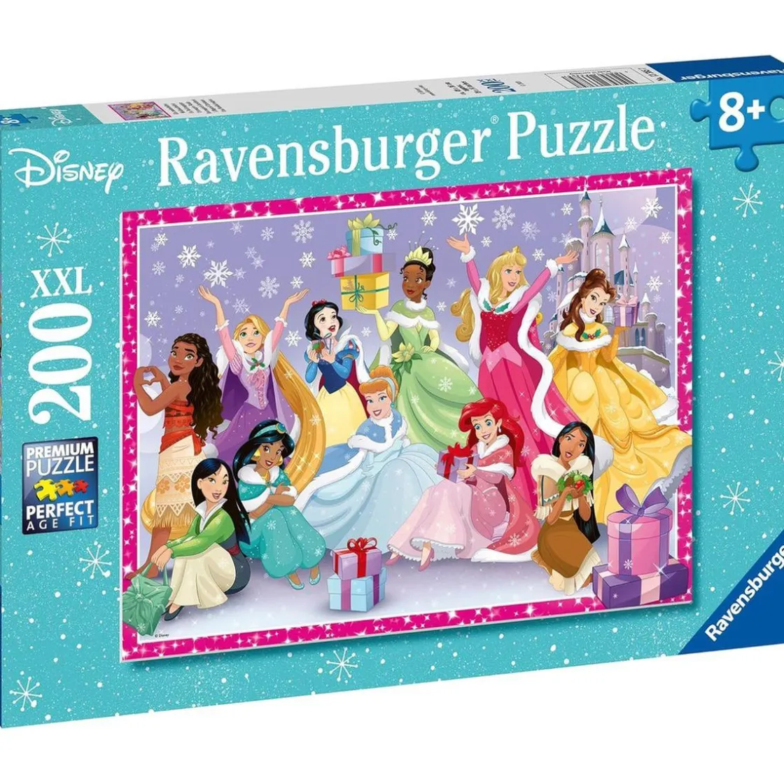 RAVENSBURGER IBÉRICA Ravensburger - Puzzle de princesas Disney para Navidad, 200 piezas XXL ㅤ* Juegos Y Puzzles