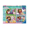 RAVENSBURGER IBÉRICA Ravensburger - Puzzle Gabby's Dollhouse: Colección 4x42 piezas para niños ㅤ