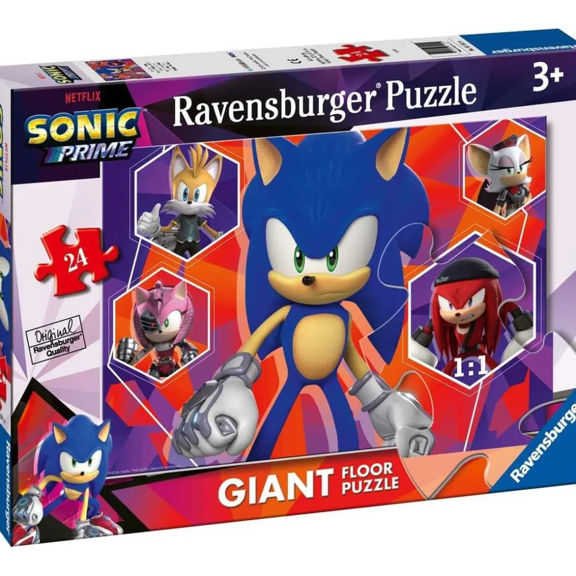 RAVENSBURGER IBÉRICA Ravensburger - Puzzle Gigante de Suelo 24 piezas Sonic the Hedgehog* Juegos Y Puzzles