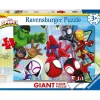 IRON MAN Ravensburger - Puzzle gigante de suelo, colección 24 piezas ㅤ