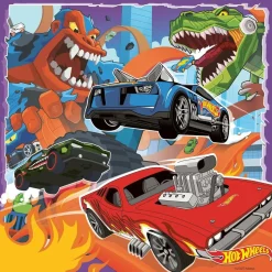 RAVENSBURGER IBÉRICA Ravensburger - Puzzle Hot Wheels, Colección de 3 puzzles de 49 piezas ㅤ* Juegos Y Puzzles