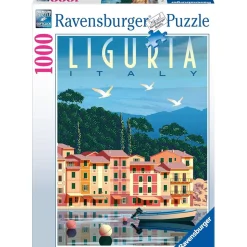 RAVENSBURGER IBÉRICA Ravensburger - Puzzle Italia Postal de Liguria 1000 piezas ㅤ