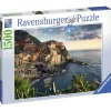 RAVENSBURGER IBÉRICA Ravensburger - Puzzle paisaje Vista de Cinque Terre 1500 piezas ㅤ