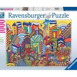 RAVENSBURGER IBÉRICA Ravensburger - Puzzle Paisaje Urbano Nocturno 1000 Piezas ㅤ* Juegos Y Puzzles