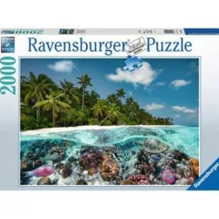 RAVENSBURGER IBÉRICA Ravensburger - Puzzle paisaje de las Maldivas, 2000 piezas ㅤ* Juegos Y Puzzles