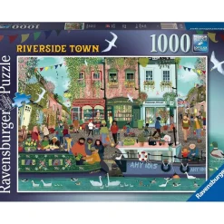 RAVENSBURGER IBÉRICA Ravensburger - Puzzle Paisaje Ribereño 1000 Piezas ㅤ* Juegos Y Puzzles
