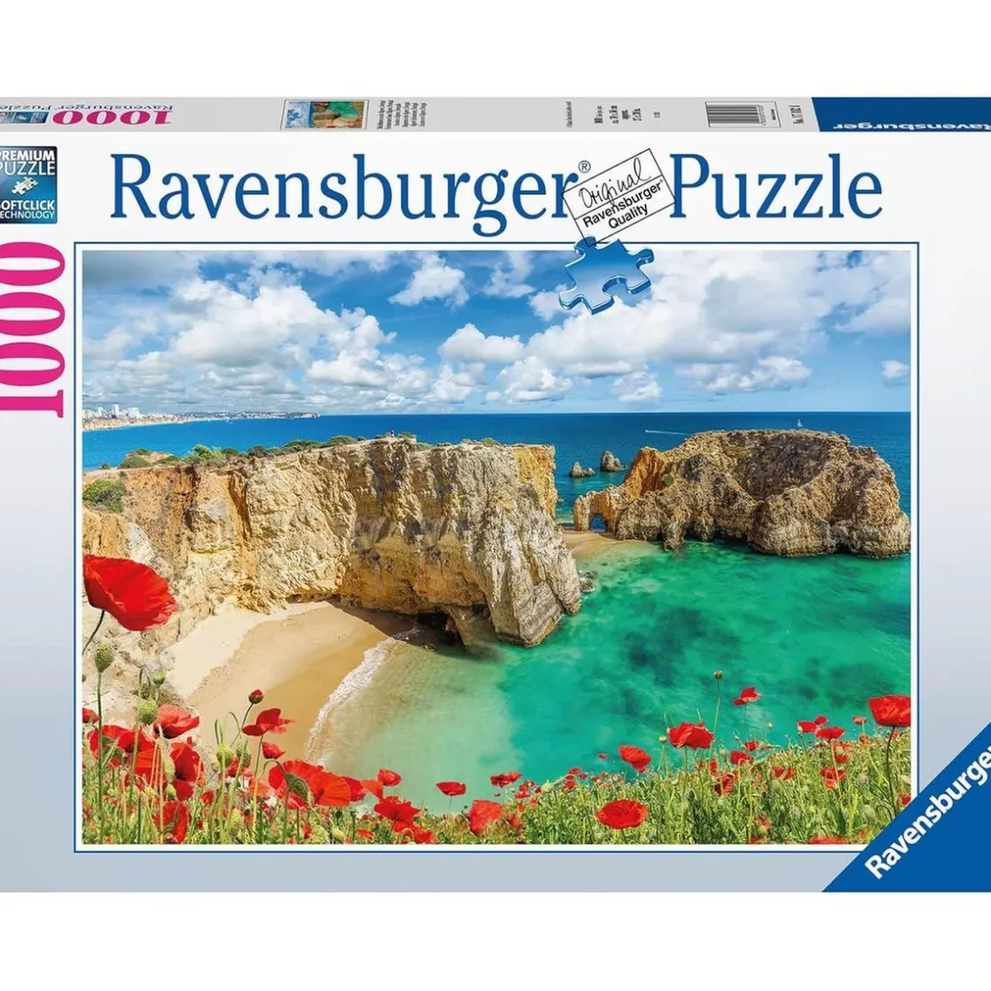 RAVENSBURGER IBÉRICA Ravensburger - Puzzle Paisajes del Algarve 1000 Piezas ㅤ