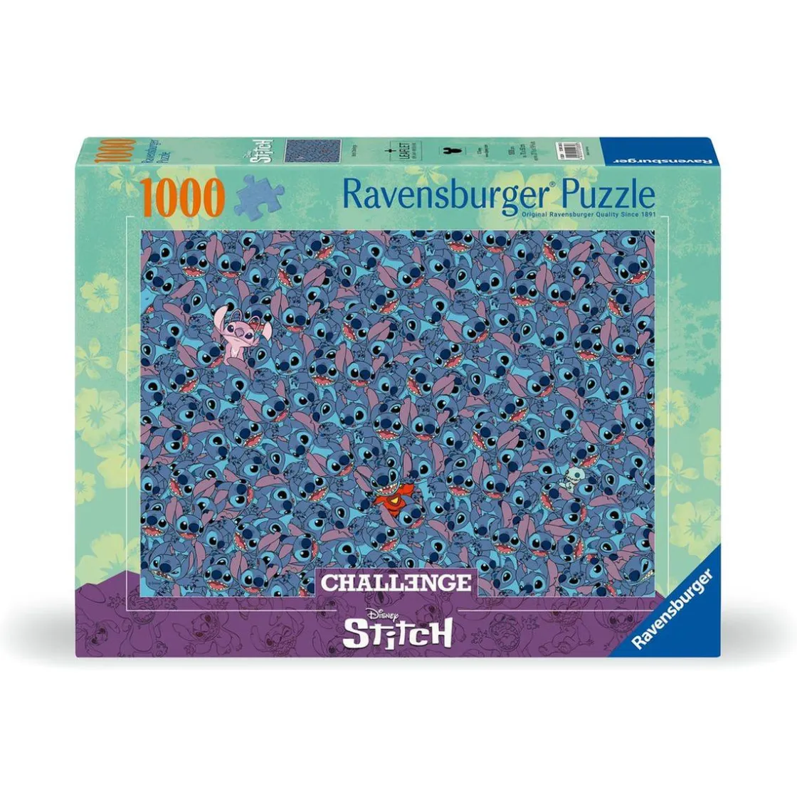 RAVENSBURGER - Puzzle Stitch 1000 piezas challenge* Juegos Y Puzzles