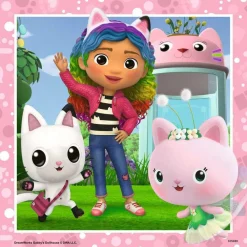 RAVENSBURGER IBÉRICA Ravensburger - Puzzle 3x49 piezas Gabby's Dollhouse, colección multicolor ㅤ