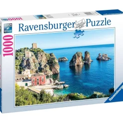 RAVENSBURGER IBÉRICA Ravensburger - Rompecabezas Paisaje Mediterráneo Italia, 1000 Piezas ㅤ* Juegos Y Puzzles