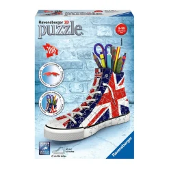 RAVENSBURGER - Sneaker Bandera del Reino Unido - Puzzle 3D 108 Piezas* Juegos Y Puzzles