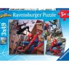 RAVENSBURGER IBÉRICA Ravensburger - Spider-man - Ravensburger Marvel Spider-Man - Conjunto de 3 rompecabezas de 49 piezas ㅤ
