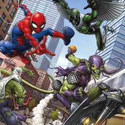 RAVENSBURGER IBÉRICA Ravensburger - Spider-man - Ravensburger Marvel Spider-Man - Conjunto de 3 rompecabezas de 49 piezas ㅤ