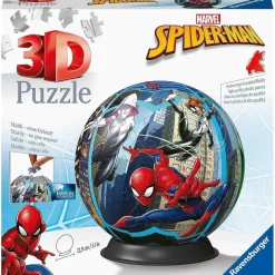 DICKIE TOYS Ravensburger - Spider-man - Puzzle 3D Spider-Man Ball, 72 piezas ㅤ