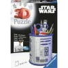 MAJORETTE TOYS Ravensburger - Star Wars - Puzzle 3D Portalápices Star Wars, 57 piezas ㅤ