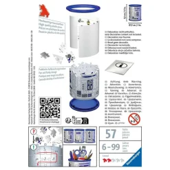 MAJORETTE TOYS Ravensburger - Star Wars - Puzzle 3D Portalápices Star Wars, 57 piezas ㅤ