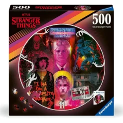 RAVENSBURGER IBÉRICA Ravensburger - Stranger Things - Puzzle redondo 500 piezas